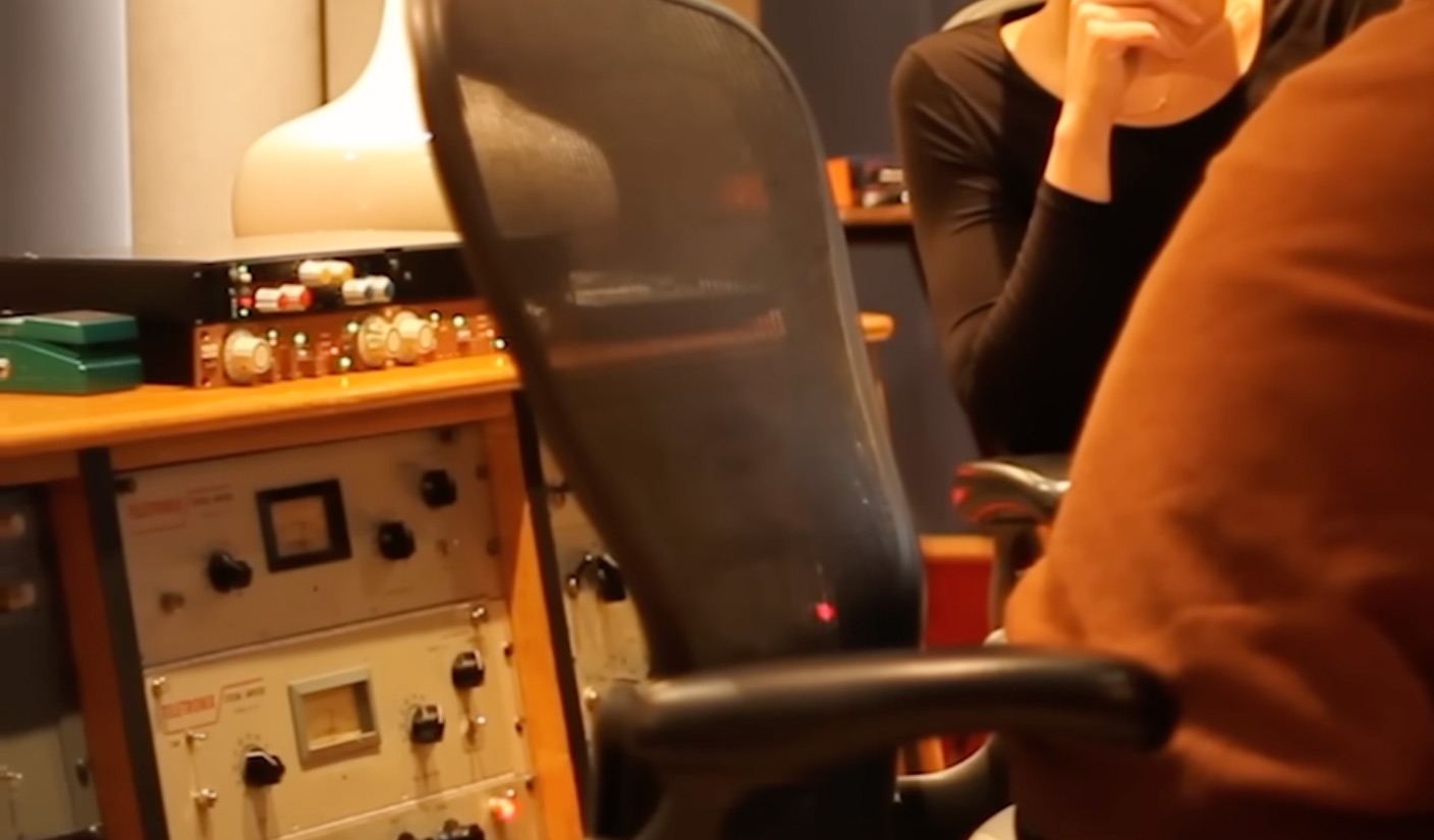 A still image from the “Memory Tapes” documentary, showing a DigiTech Synth Wah.