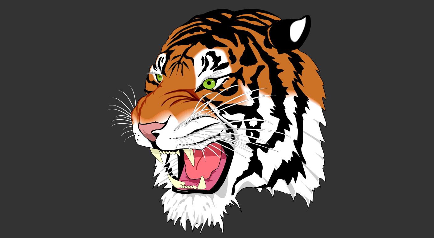 A tiger illustration