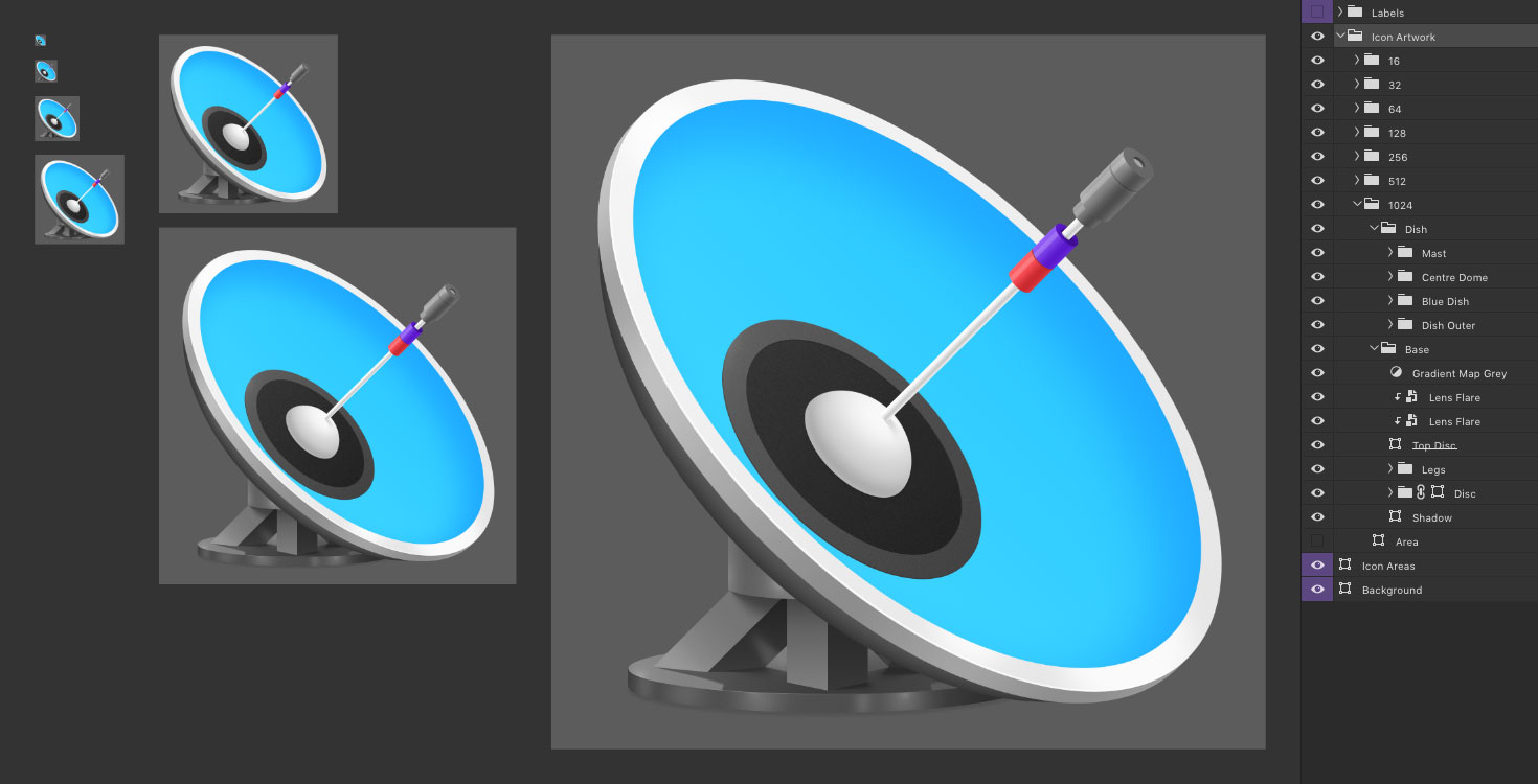 App icon design template