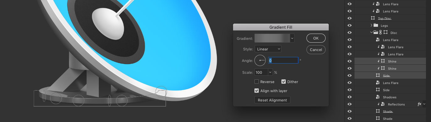 Styling the iStat app icon