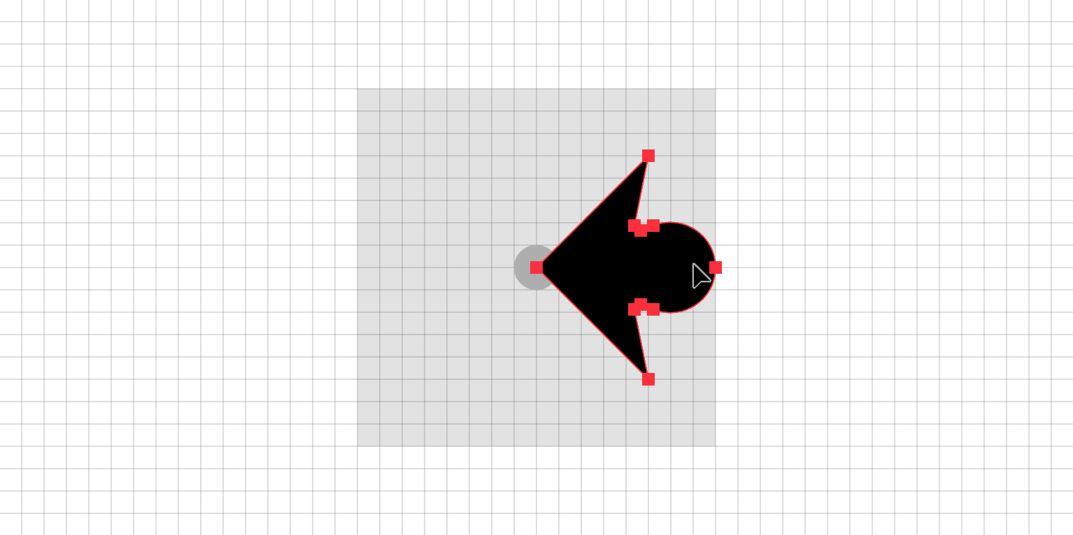 Step 4: A side of a puzzle piece being copied to two other sides