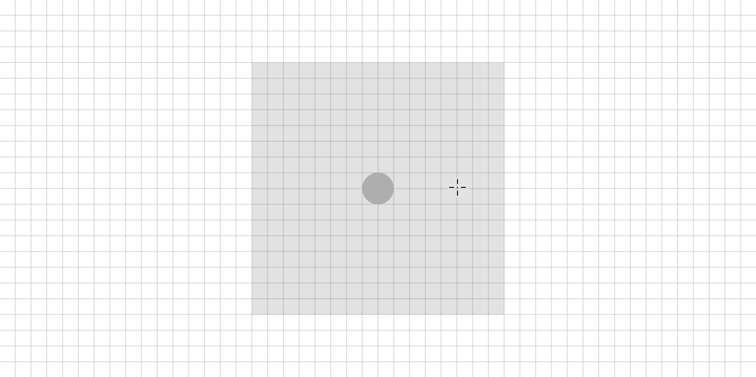 A puzzle piece being drawn in Adobe Illustrator